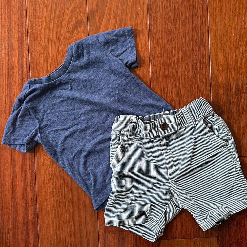 Toddler boys summer shorts/shirt set